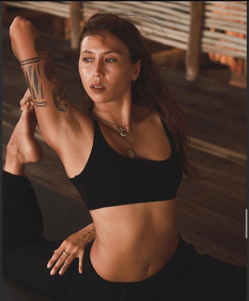 Portrait of yoga teacher Natalia Orlova